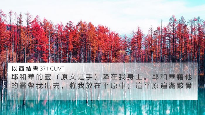 以 西 結 書 37:1 CUVT Bible Verse Image