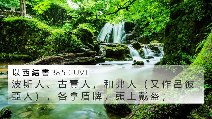 以 西 結 書 38:5 CUVT Bible Verse Image