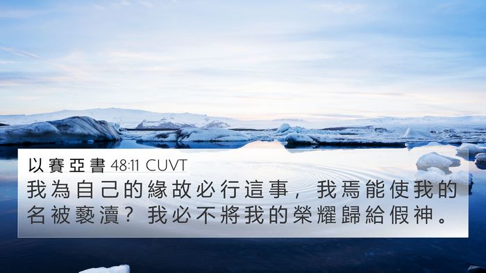 以 賽 亞 書 48:11 CUVT Bible Verse Image