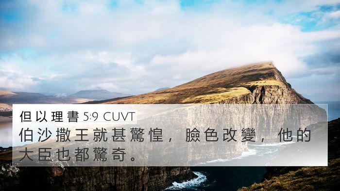 但 以 理 書 5:9 CUVT Bible Verse Image