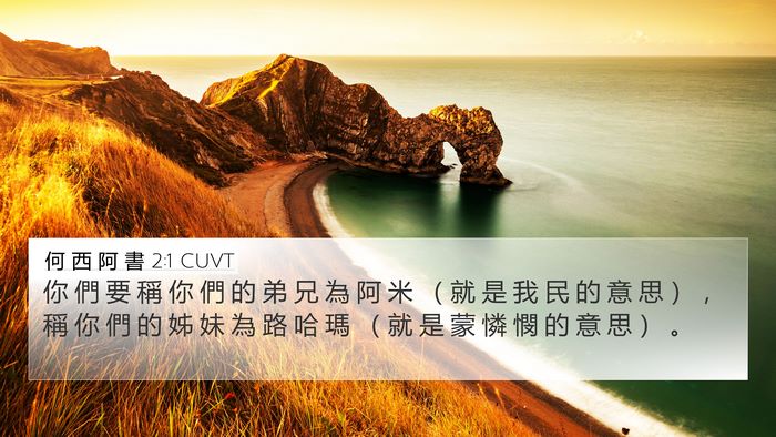 何 西 阿 書 2:1 CUVT Bible Verse Image