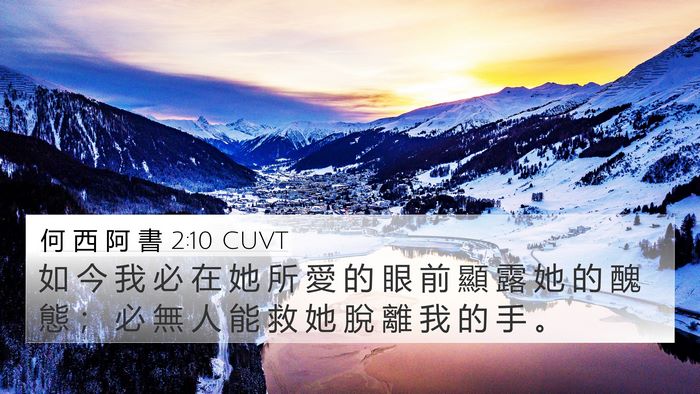 何 西 阿 書 2:10 CUVT Bible Verse Image