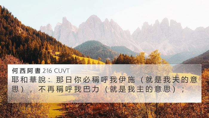 何 西 阿 書 2:16 CUVT 4K Wallpaper - 耶 和 華 說 ： 那 日 你 必 稱 呼 我 - 4K Wallpaper Bible Verse