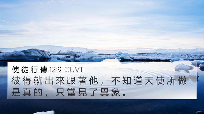 使 徒 行 傳 12:9 CUVT Bible Verse Image