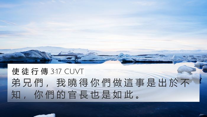 使 徒 行 傳 3:17 CUVT Bible Verse Image