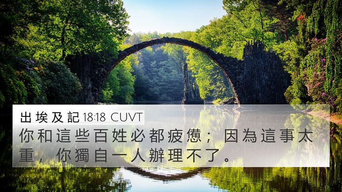 出 埃 及 記 18:18 CUVT Bible Verse Image