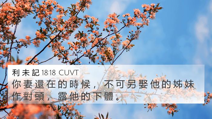 利 未 記 18:18 CUVT Bible Verse Image
