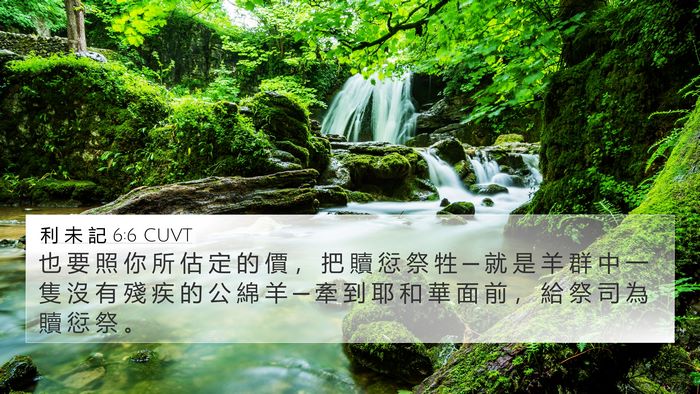 利 未 記 6:6 CUVT Bible Verse Image