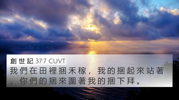 創 世 記 37:7 CUVT Bible Verse Image