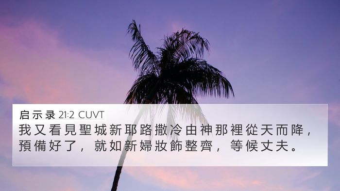 启 示 录 21:2 CUVT Bible Verse Image