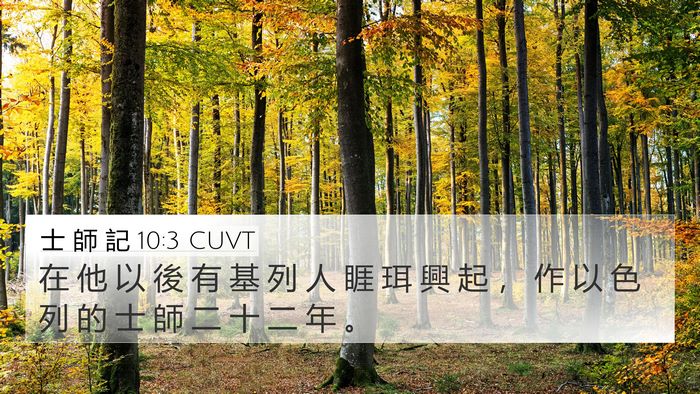 士 師 記 10:3 CUVT 4K Wallpaper - 在 他 以 後 有 基 列 人 睚 珥 興 起 - 4K Wallpaper Bible Verse