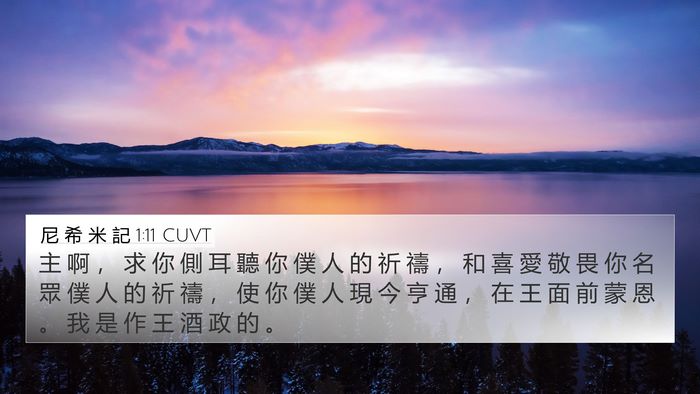 尼 希 米 記 1:11 CUVT Bible Verse Image