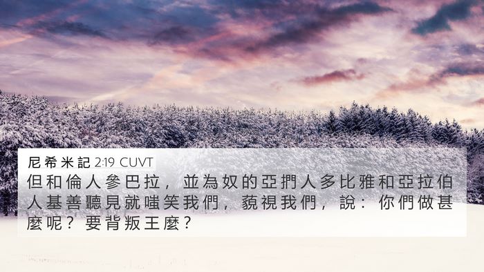 尼 希 米 記 2:19 CUVT Bible Verse Image