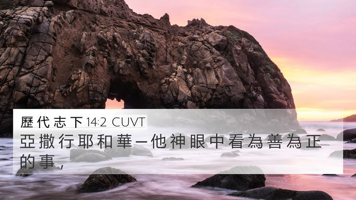 歷 代 志 下 14:2 CUVT Bible Verse Image