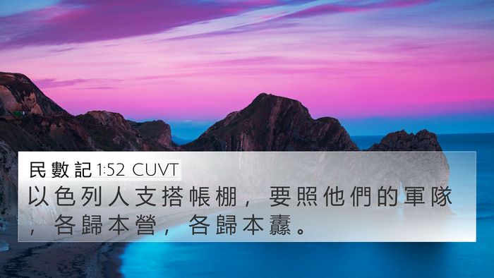 民 數 記 1:52 CUVT 4K Wallpaper - 以 色 列 人 支 搭 帳 棚 ， 要 照 他 - 4K Wallpaper Bible Verse