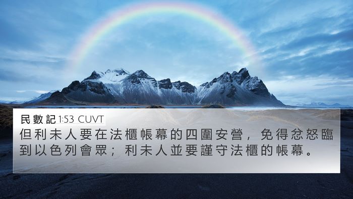 民 數 記 1:53 CUVT Bible Verse Image