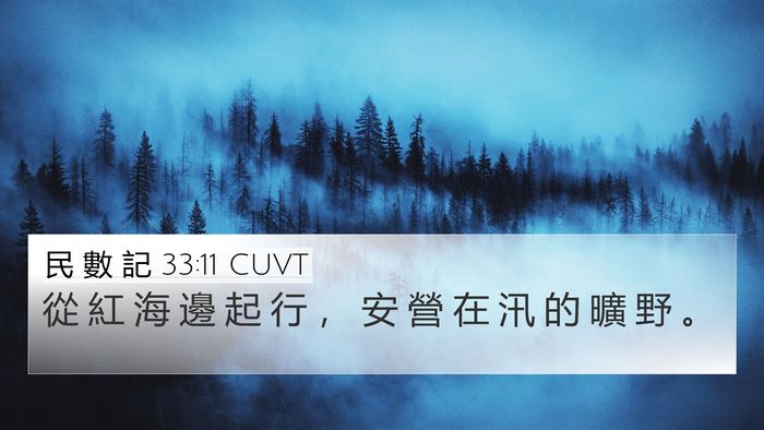民 數 記 33:11 CUVT 4K Wallpaper - 從 紅 海 邊 起 行 ， 安 營 在 汛 的 - 4K Wallpaper Bible Verse