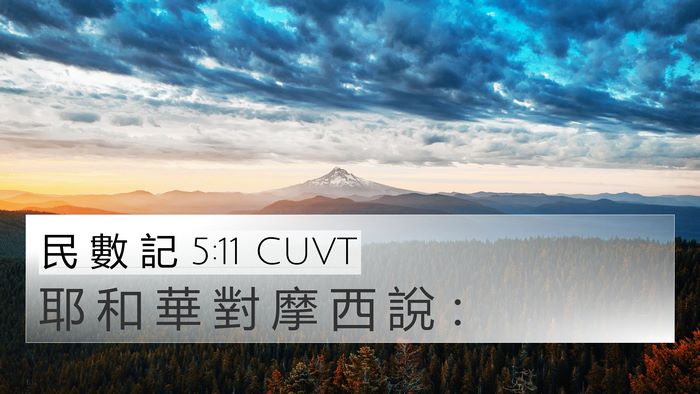 民 數 記 5:11 CUVT Bible Verse Image