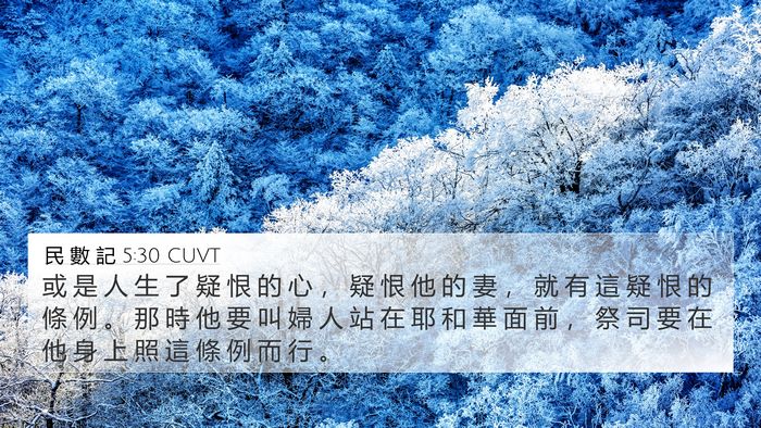 民 數 記 5:30 CUVT Bible Verse Image