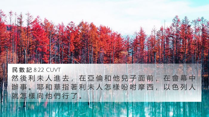 民 數 記 8:22 CUVT Bible Verse Image