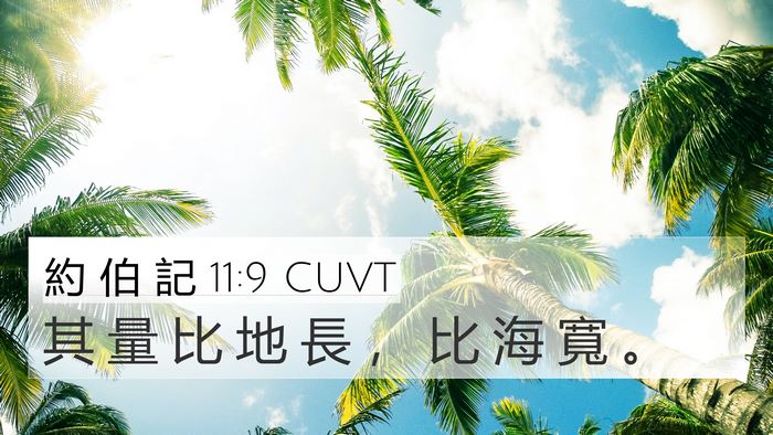 約 伯 記 11:9 CUVT Bible Verse Image