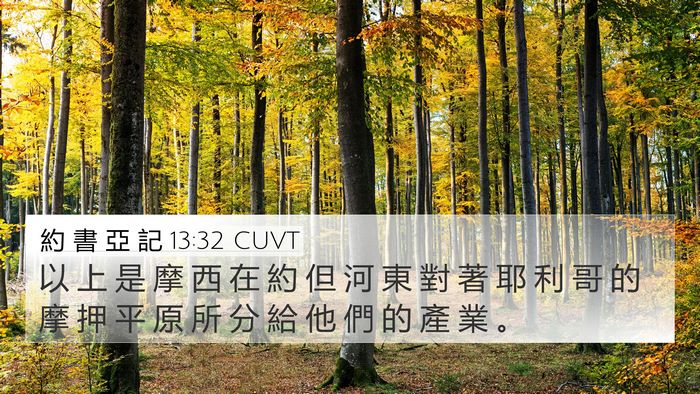 約 書 亞 記 13:32 CUVT 4K Wallpaper - 以 上 是 摩 西 在 約 但 河 東 對 著 - 4K Wallpaper Bible Verse