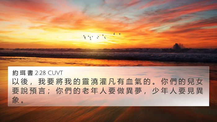 約 珥 書 2:28 CUVT Bible Verse Image