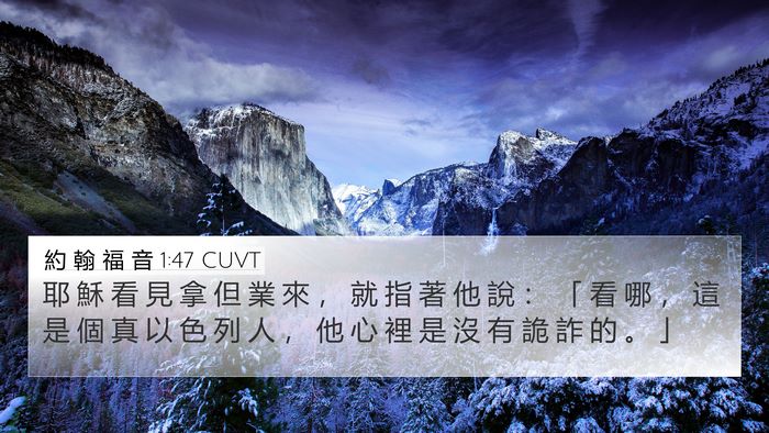 約 翰 福 音 1:47 CUVT Bible Verse Image