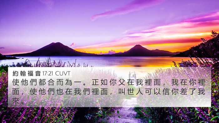 約 翰 福 音 17:21 CUVT Bible Verse Image