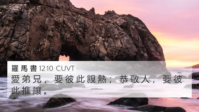 羅 馬 書 12:10 CUVT Bible Verse Image