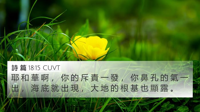 詩 篇 18:15 CUVT Bible Verse Image