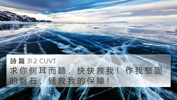 詩 篇 31:2 CUVT Bible Verse Image