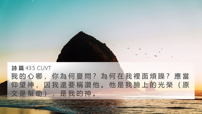 詩 篇 43:5 CUVT Bible Verse Image