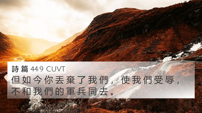 詩 篇 44:9 CUVT Bible Verse Image