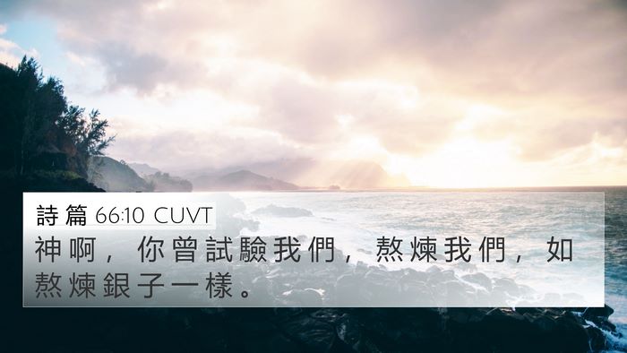 詩 篇 66:10 CUVT Bible Verse Image