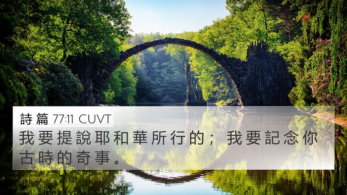 詩 篇 77:11 CUVT Bible Verse Image