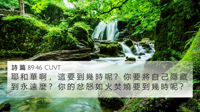 詩 篇 89:46 CUVT Bible Verse Image