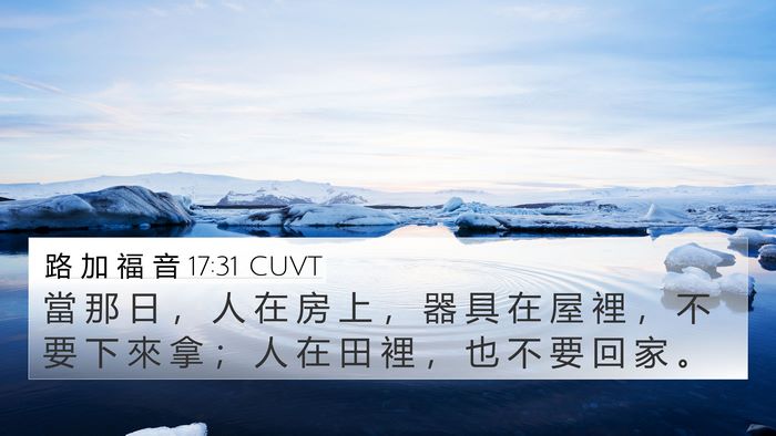 路 加 福 音 17:31 CUVT Bible Verse Image
