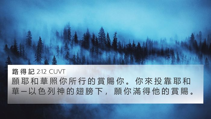 路 得 記 2:12 CUVT Bible Verse Image