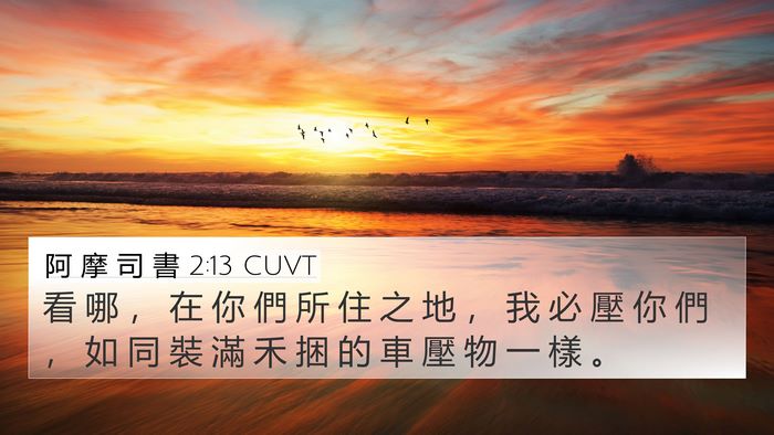 阿 摩 司 書 2:13 CUVT 4K Wallpaper - 看 哪 ， 在 你 們 所 住 之 地 ， 我 - 4K Wallpaper Bible Verse