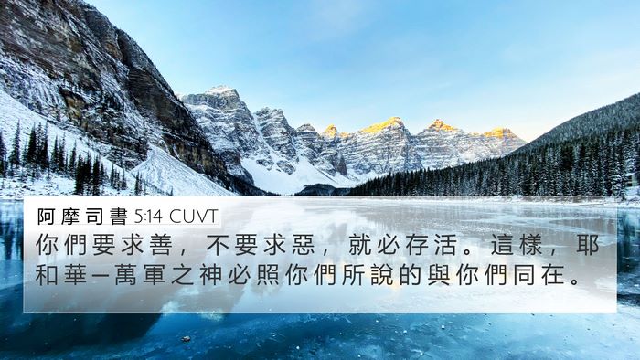 阿 摩 司 書 5:14 CUVT Bible Verse Image