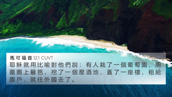 馬 可 福 音 12:1 CUVT Bible Verse Image