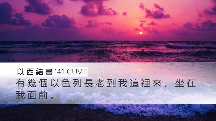 以 西 結 書 14:1 CUVT Bible Verse Image