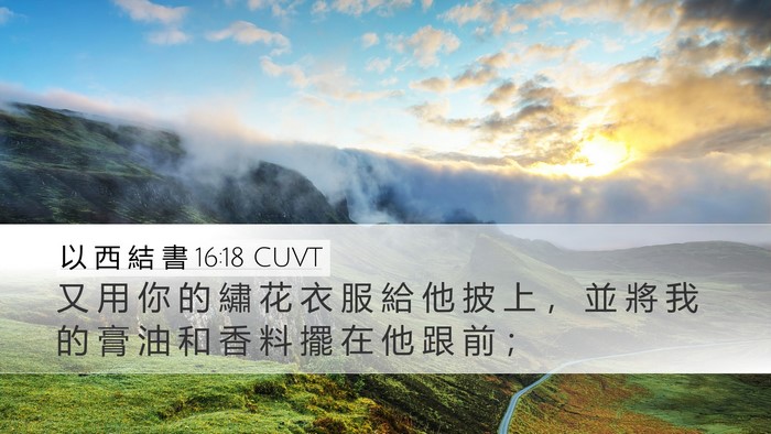 以 西 結 書 16:18 CUVT Bible Verse Image
