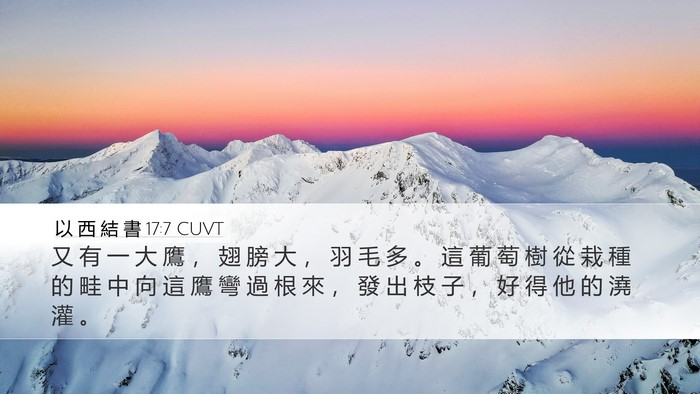 以 西 結 書 17:7 CUVT Bible Verse Image
