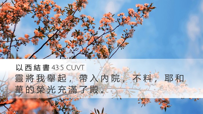 以 西 結 書 43:5 CUVT Bible Verse Image