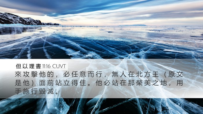 但 以 理 書 11:16 CUVT Bible Verse Image