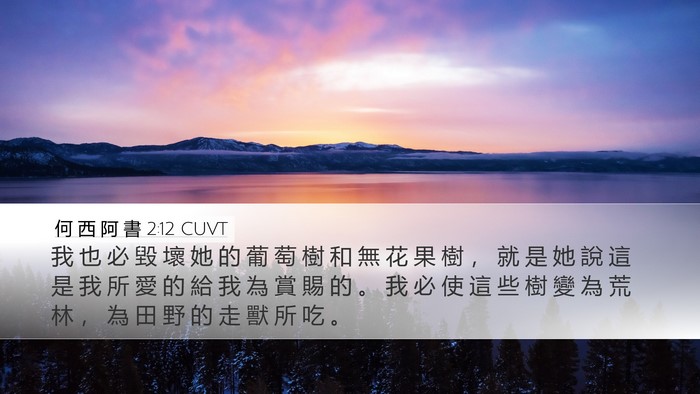 何 西 阿 書 2:12 CUVT Bible Verse Image