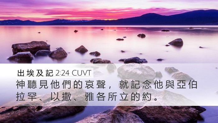出 埃 及 記 2:24 CUVT Bible Verse Image