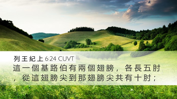 列 王 紀 上 6:24 CUVT Bible Verse Image